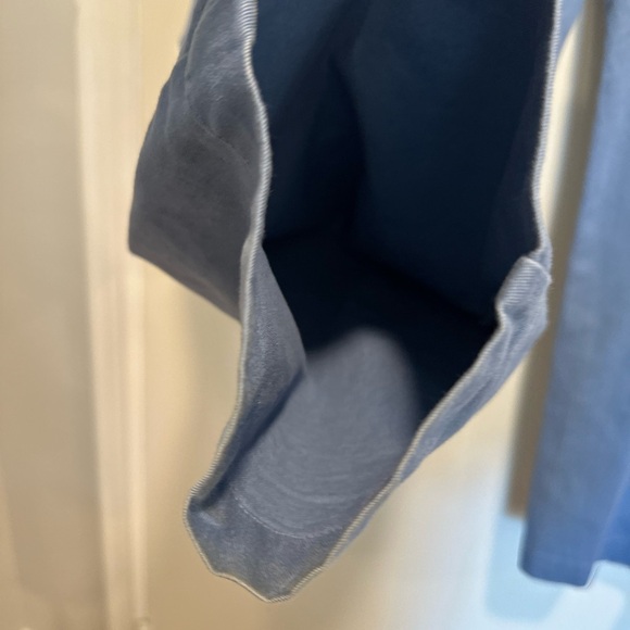 VTG Y2K Tommy Hilfiger Men’s 38x30 100% Cotton Dusty Blue Formal Dress Pant. - Picture 10 of 13